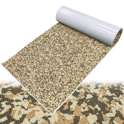 Boat Flooring EVA Foam Decking Sheet Camo Cooler Top Seat Cushion Marine Mat with Adhesive, 47.2"x16.1" Non Slip Flooring for Boat Decking, Kayak, RV, Golf Cart, Yacht, Swimming Platform Pad, Cooler