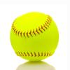 Tebery 6 Pack Yellow Sports Practice Softballs, 12-Inch Official Size and Weight Slowpitch, Unmarked & Leather Covered Training Ball for Games, Practice and Training (Yellow) view 2