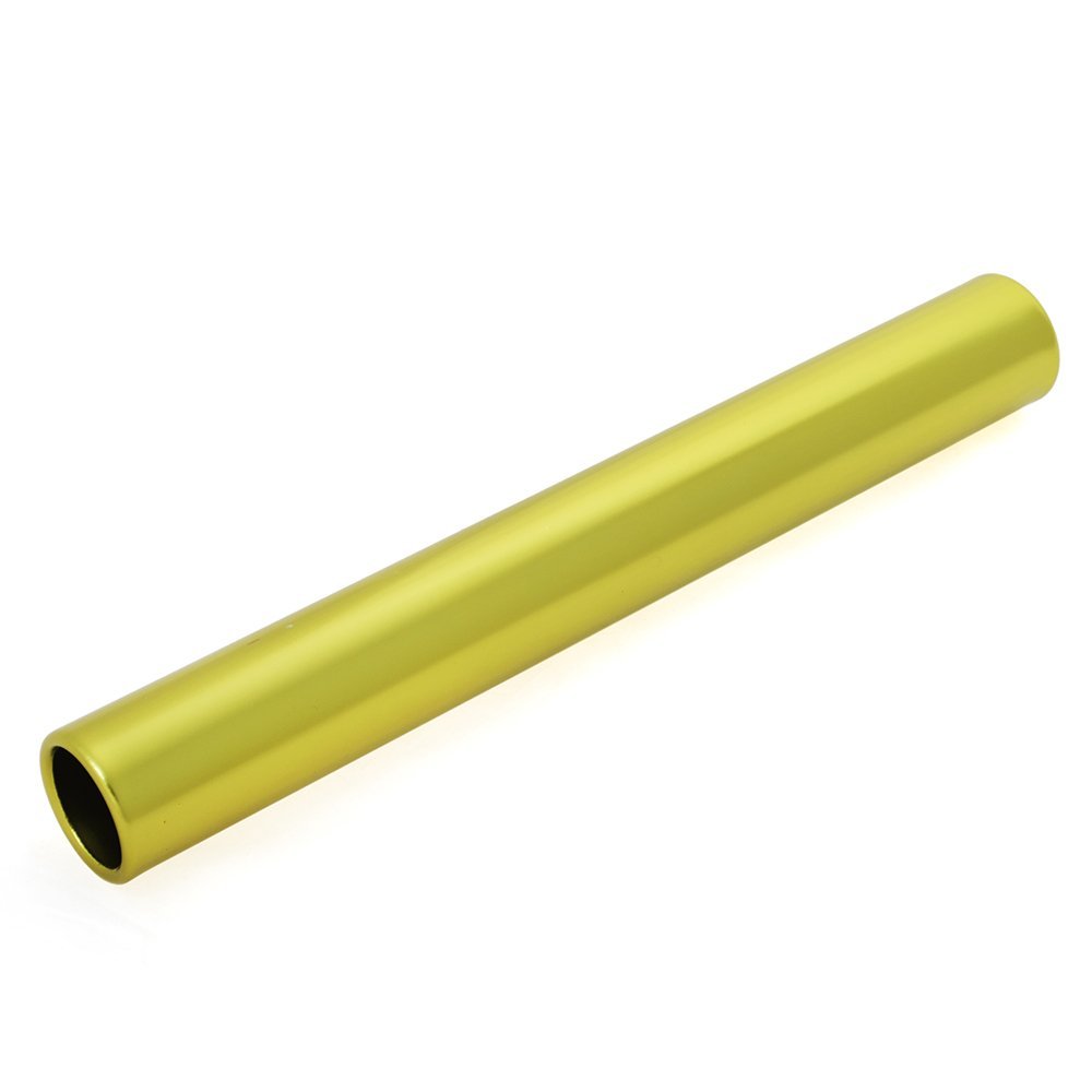 Muka Aluminum Track and Field Relay Baton Stick Running Race Outdoor Field Tool-Golden