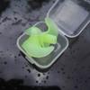 6 Sets Waterproof Swimming Earplugs Green Reusable Silicone Ear Plugs for Adult Swimming Bathing Showering Sleeping view 2