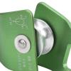 EVTSCAN Outdoor Rock Climbing Downhill 20KN Bearing Mobile Pulley Rock Side Plate Pulley Green view 4