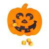 Fun Express 20" x 20.5" Pumpkin Foam Dartboard with Grip Balls - 5 Pieces | Halloween Party Games, Fall Festival Activities, Indoor/Outdoor Decorations view 1
