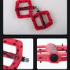 CATAZER Mountain Bike Pedals MTB Pedals BMX Pedals Nylon Fiber DU Bearing Non-Slip Bicycle Pedals Clycling Pedals (Purple) view 3