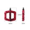 CATAZER Mountain Bike Pedals MTB Pedal BMX Pedals Nylon Fiber DU Bearing Non-Slip Bicycle Pedals Clycling Pedals (Black) view 2