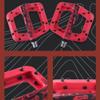 catazer Mountain Bike Pedals MTB Pedals BMX Pedals Nylon Fiber DU Bearing Non-Slip Bicycle Pedals Clycling Pedals (Blue) view 4