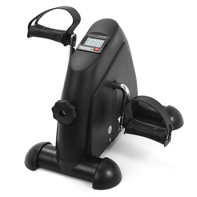 NMDCDH Mini Bike Under Desk Bike Mini Pedal Stepper Exercise Machine Portable Pedal Cycle Exercise Bike LCD Display Indoor Cycling Bike Stepper with Adjustable Resistance