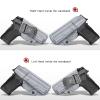 Amberide M&P 380 Shield EZ IWB Holster,Kydex-Boltaron Inside Waistband Fit S&W M&P 380 Shield EZ .380,Secure Retention,Quick Draw,030 Cant view 2