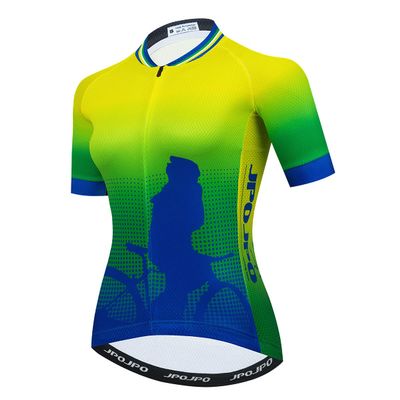 Cycling Jersey Women Summer Bike Shirts Road Bike Jackets Short Sleeve MTB Jersey Quick Dry