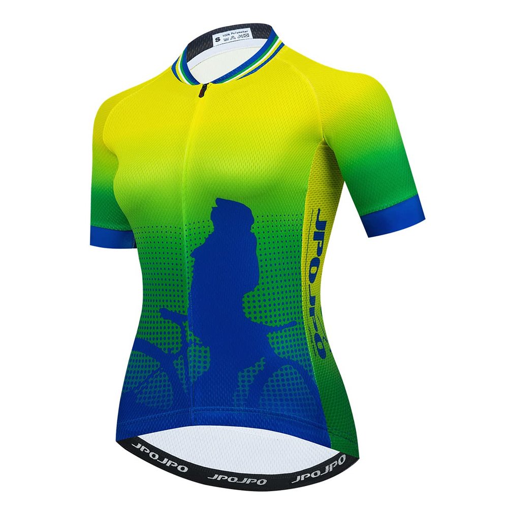 Cycling Jersey Women Summer Bike Shirts Road Bike Jackets Short Sleeve MTB Jersey Quick Dry