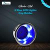 MARINE CITY 8 Blue LED Lights Cup Holder with Drain  304 Stainless Steel, Corrosion-Resistant, Easy to Install for Boats, Yachts, Ships, Kayaks (Pack of 8) view 2