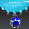 MARINE CITY 8 Blue LED Lights Cup Holder with Drain  304 Stainless Steel, Corrosion-Resistant, Easy to Install for Boats, Yachts, Ships, Kayaks (Pack of 8) view 4