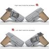 Amberide M&P Shield EZ/Equalizer IWB Holster, Kydex-Boltaron Inside Waistband Fit S&W Shield EZ & Equalizer 9mm, Quick Draw, Secure Retention, 030 Cant view 2
