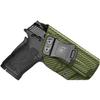 Amberide M&P 380 Shield EZ IWB Holster,Kydex-Boltaron Inside Waistband Fit S&W M&P 380 Shield EZ .380,Secure Retention,Quick Draw,030 Cant view 1