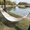 Single Hammock Polyester Cotton Outdoor Anti-Rollover Camping Hammock Fashion Internet Celebrity Style Swing view 1