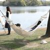 Single Hammock Polyester Cotton Outdoor Anti-Rollover Camping Hammock Fashion Internet Celebrity Style Swing view 2