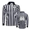 TopTie Men's Long Sleeve Striped Referee Shirt Design Online Personalized with Names, Numbers and Personalized Messages-Printing-M view 1