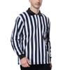 TopTie Men's Long Sleeve Striped Referee Shirt Design Online Personalized with Names, Numbers and Personalized Messages-Printing-M view 2