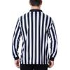 TopTie Men's Long Sleeve Striped Referee Shirt Design Online Personalized with Names, Numbers and Personalized Messages-Printing-M view 3