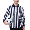 TopTie Men's Long Sleeve Striped Referee Shirt Design Online Personalized with Names, Numbers and Personalized Messages-Printing-M view 4