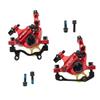 BUCKLOS Zoom HB-100 MTB Line Pulling Hydraulic Disc Brake Calipers Front + Rear, Aluminum Alloy Mountain Bike Hydraulic Disc Brakes with is/PM Universal Caliper Adapter for XC Trail, Fat Bike view 1