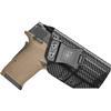 Amberide M&P Shield EZ/Equalizer IWB Holster, Kydex-Boltaron Inside Waistband Fit S&W Shield EZ & Equalizer 9mm, Quick Draw, Secure Retention, 030 Cant view 1