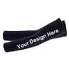 TopTie Custom 1 Pair Arm Sleeves for Men Women, Personalized Arm Compression Sleeve for Football, Basketball & Volleyball-1 Pair Black view 1