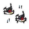 BUCKLOS Zoom HB-100 MTB Line Pulling Hydraulic Disc Brake Calipers Front + Rear, Aluminum Alloy Mountain Bike Hydraulic Disc Brakes with is/PM Universal Caliper Adapter for XC Trail, Fat Bike view 1