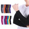 TopTie Custom 1 Pair Arm Sleeves for Men Women, Personalized Arm Compression Sleeve for Football, Basketball & Volleyball-1 Pair Purple view 2