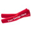 TopTie Custom 1 Pair Arm Sleeves for Men Women, Personalized Arm Compression Sleeve for Football, Basketball & Volleyball-1 Pair Red view 1