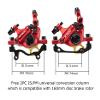 BUCKLOS Zoom HB-100 MTB Line Pulling Hydraulic Disc Brake Calipers Front + Rear, Aluminum Alloy Mountain Bike Hydraulic Disc Brakes with is/PM Universal Caliper Adapter for XC Trail, Fat Bike view 4