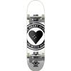 The Heart Supply Badge Logo White Complete Skateboard - 8.25" x 32" view 1