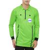TopTie Embroidered Official Soccer Patch Pocket Referee Jersey, Custom USSF Long Sleeve Pro Ref Shirt-Green-2XL view 1