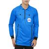 TopTie Embroidered Official Soccer Patch Pocket Referee Jersey, Custom USSF Long Sleeve Pro Ref Shirt-Blue-L view 1