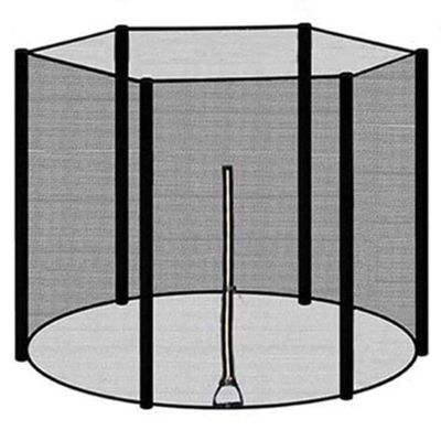 LJHSS Trampolines Replacement Net,Round Trampoline Enclosure Net,Enclosure Replacement Net,Fits for 6/8 Poles Round Trampolines,for Outdoor Trampoline Accessories