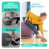 ENOVI ProBalance Deepspace Grey Yoga Ball Chair, 65cm, FG view 4