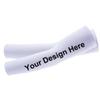 TopTie Custom 1 Pair Arm Sleeves for Men Women, Personalized Arm Compression Sleeve for Football, Basketball & Volleyball-1 Pair White view 1