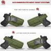 Amberide Glock 26/27/33 IWB Holster,Kydex-Boltaron Inside Waistband Fit Glock 26 27 33 Gen 15,Secure Retention,Quick Draw,030 Cant view 2