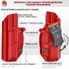 Amberide Glock 26/27/33 IWB Holster,Kydex-Boltaron Inside Waistband Fit Glock 26 27 33 Gen 15,Secure Retention,Quick Draw,030 Cant view 4