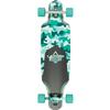 Dusters California Skateboards Channel Dragonfly Teal Camo Longboard Complete Skateboard - 9" x 34" view 1