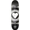 The Heart Supply Badge Logo Black Complete Skateboard - 8" x 32" view 1
