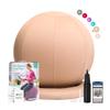 ENOVI ProBalance Yoga Ball Chair, Exercise Ball with Slipcover and Base for Office and Home, Birthing and Pregnancy, 65cm, WB view 1