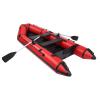 Savins gt1-ZJ Camping Survivals 10ft PVC 330kg Water Adult Assault Boat Red Black view 1
