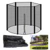 LJHSS Outdoor Sports Trampoline Safety Net,Breathable UV and Weather-Resistant Replacement Safety Mesh Net,for 6/8 Pole Round Frame Trampolines view 1
