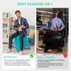 ENOVI Starfish Yoga Ball Chair, Exercise Ball Ergonomic Design for Office and Home, Relieve Back Pain, 24IN, FG view 4