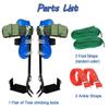 WZFANJIJ Tree Climbing Gear, Tree Climbing Spikes 304 Stainless Steel Claw Climbing Tree Spikes Outdoor Sports Tree Climbing Tool,for High Altitude Logging Fruit Picking Hunting Equipment view 2