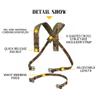 Emersongear D3CRM Chest Rig X-Harness Kit,Compatible to Various Chest Pouch view 3