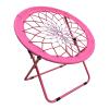 CAMP SOLUTIONS Bungee Chair Portable Foldable, Dish Chair Bunjo Game Chair for Outdoor and Indoor and Camping and BBQ (Pink) view 1