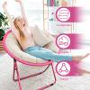 CAMP SOLUTIONS Bungee Chair Portable Foldable, Dish Chair Bunjo Game Chair for Outdoor and Indoor and Camping and BBQ (Pink) view 4