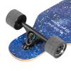Junli 41 Inch Freeride Skateboard Longboard - Complete Skateboard Cruiser for Cruising, Carving, Free-Style and Downhill Blue Fly Fish view 3