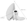 01 Aluminium Alloy Propeller, Propeller Large Thrust with 1Pc for FeiLun FT016 FT007 FT012 FT009 FT011 FT010 FT016 for UDI RC Boat for PC Ship Player(Silver S) view 3